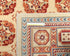 8x10 Beige Aryana Afghan Hand Knotted Veg Dye Wool Area Rug